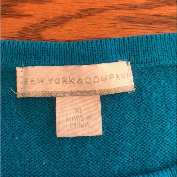 New York & Company Sweater Striped Top - Picture 4 of 5